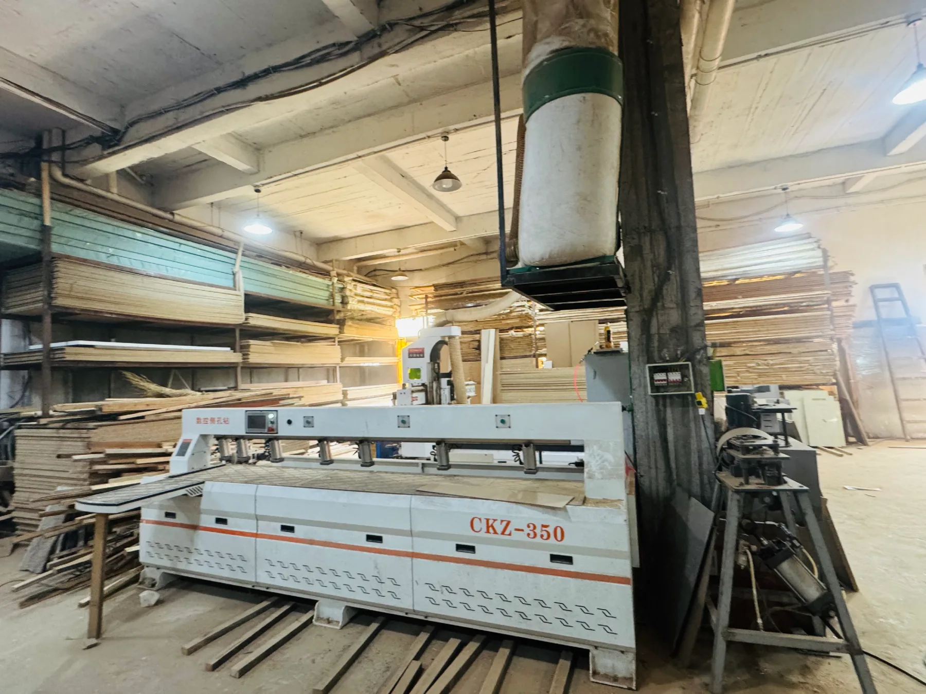 Machine de production dans l'atelier Xinshun